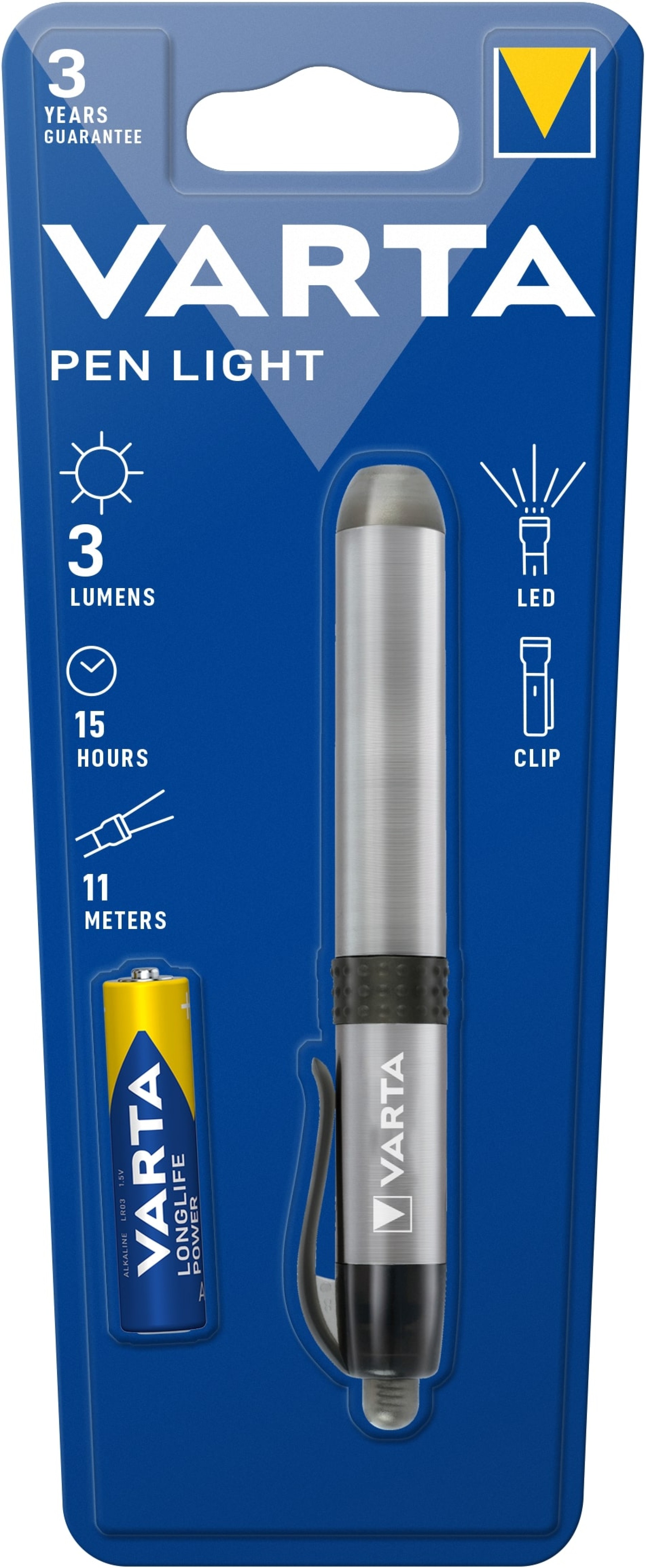 VARTA 16611 Pen Light Compact LED Flashlight